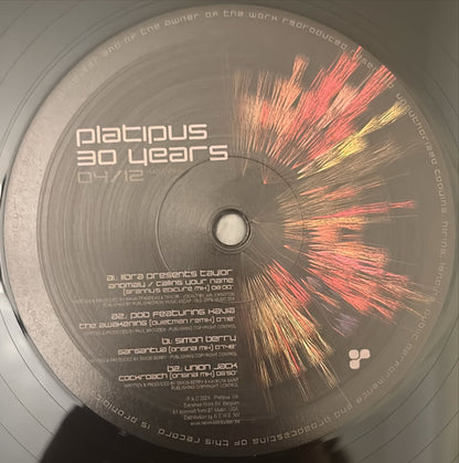 Platipus 30 Years 04/12 (VINYL 12") | Mint (M) Mint (M) - TRANCE *NEW*