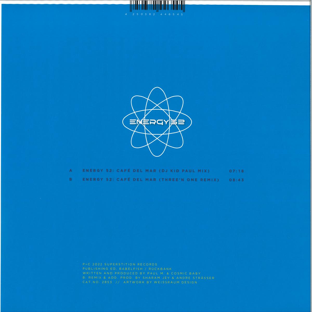 ENERGY 52 - Café Del Mar Remixes (VINYL 12" Superstition 2853 2026) | Mint (M) Mint (M) - TRANCE *NEW*