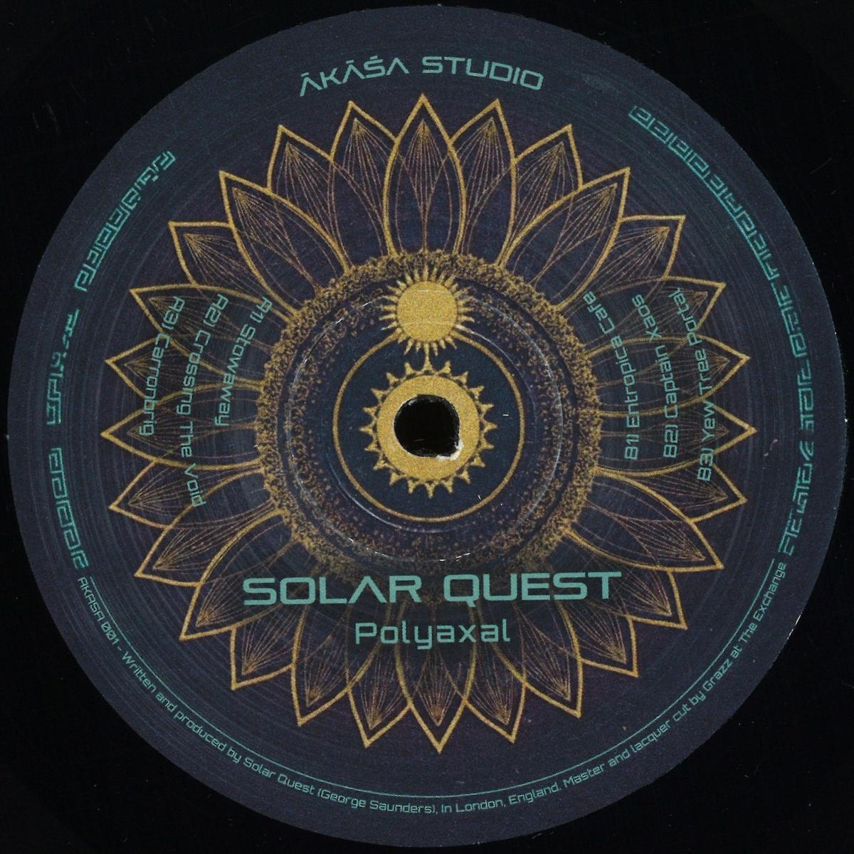 Solar Quest - Polyaxal (VINYL 12" Ākāśa Studio) | NEW - TRANCE *NEW*