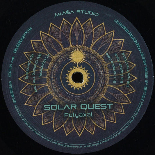 Solar Quest - Polyaxal (VINYL 12" Ākāśa Studio) | NEW - TRANCE *NEW*
