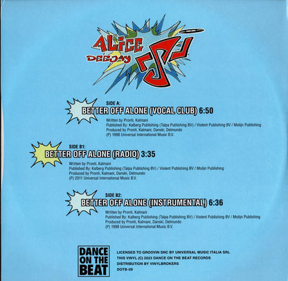 Better Off Alone (VINYL) | Mint (M) Mint (M) - TRANCE *NEW*