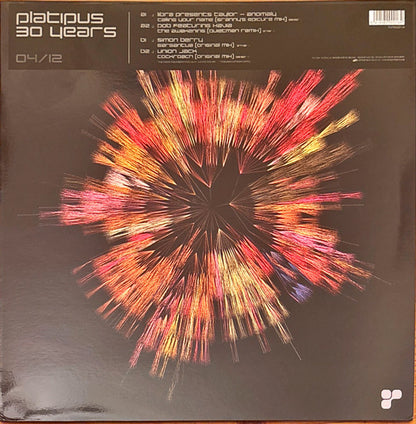 Platipus 30 Years 04/12 (VINYL 12") | Mint (M) Mint (M) - TRANCE *NEW*