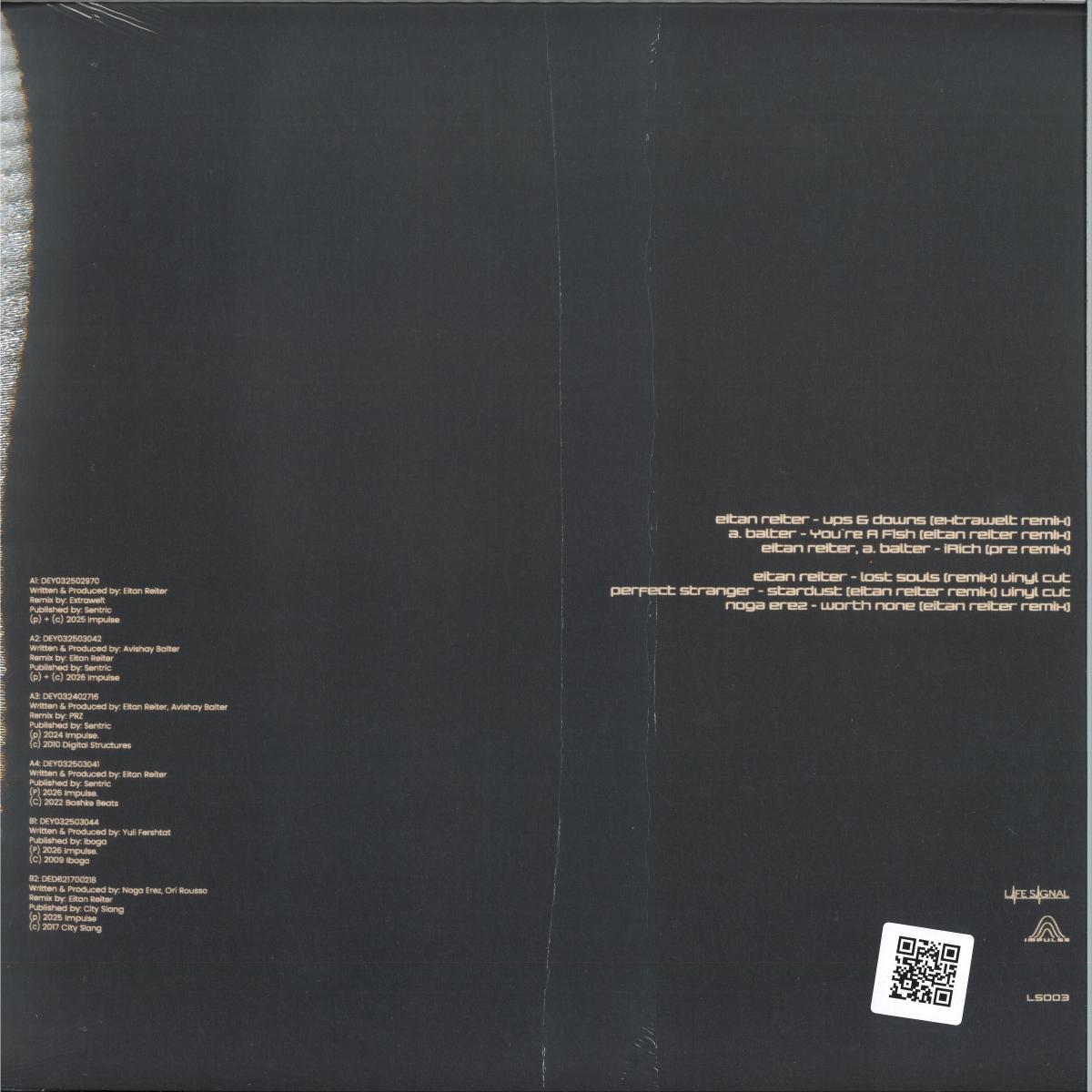 Eitan Reiter - 20 (Part 2) (VINYL 12" Life Signal) | NEW Mint (M) Mint (M) - TRANCE *NEW*