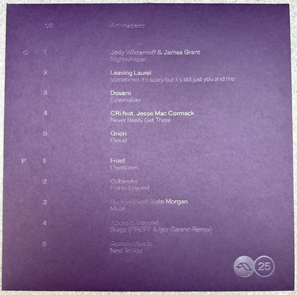 Anjuna25 Anniversary Box Set (VINYL BOX) | Mint (M) Mint (M) - TRANCE *NEW*