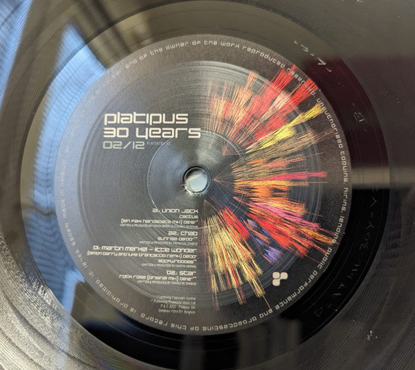 Platipus 30 Years 02/12 (VINYL) | - TRANCE *SEALED*