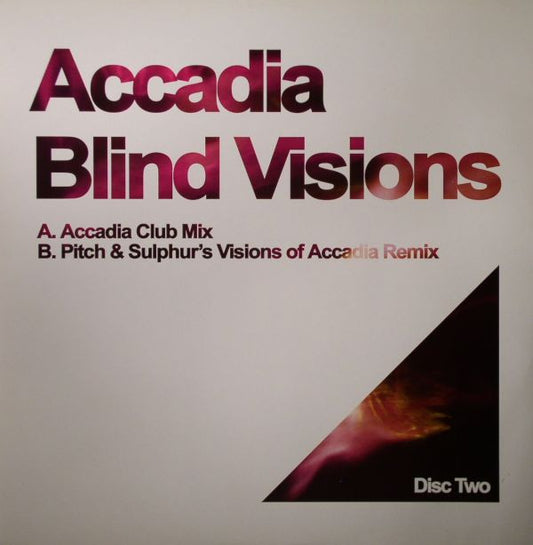 Accadia Blind Visions 12" Excellent (EX) Excellent (EX)