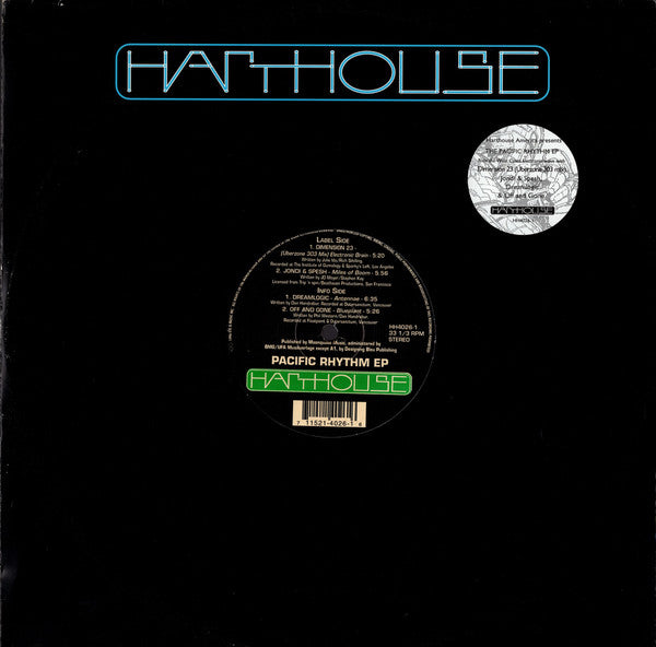 Various - Pacific Rhythm EP (VINYL LP) | Excellent (EX) Very Good Plus (VG+) - TRANCE / USED *EXCELLENT*