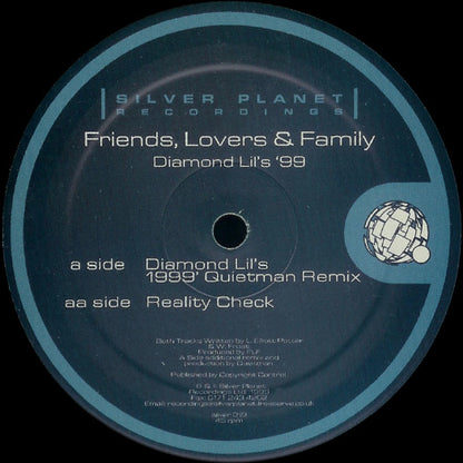 Friends, Lovers & Family - Diamond Lil's '99 | Excellent (EX) Very Good Plus (VG+) - TRANCE / USED *EXCELLENT*