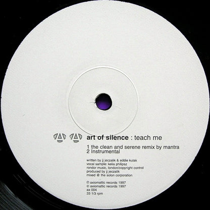 Teach Me (12" VINYL) | Excellent (EX) Generic - TRANCE / USED *EXCELLENT*