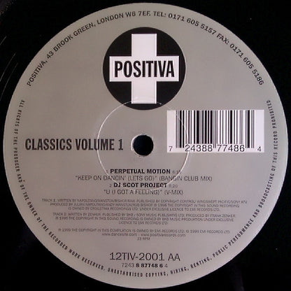 Various - Positiva Classics Volume 1 | Excellent (EX) Excellent (EX) - TRANCE / USED *EXCELLENT*