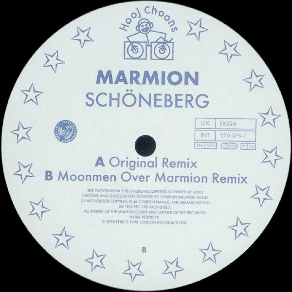 Marmion Schöneberg 12" Near Mint (NM or M-) Excellent (EX)