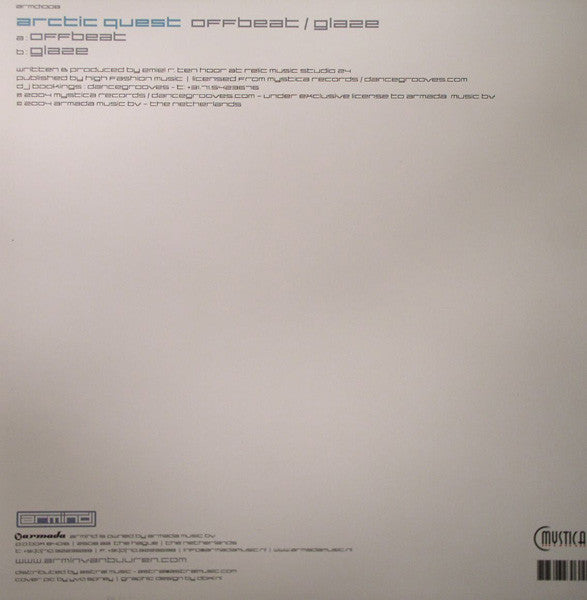 Arctic Quest - Offbeat / Glaze | Near Mint (NM) Excellent (EX) - TRANCE / USED *NEAR MINT*