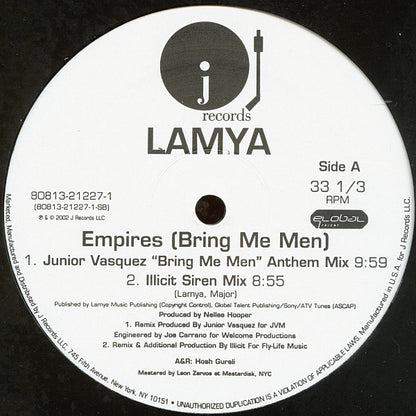 Empires (Bring Me Men) (VINYL) | Near Mint (NM) Excellent (EX) - TRANCE / USED *NEAR MINT*