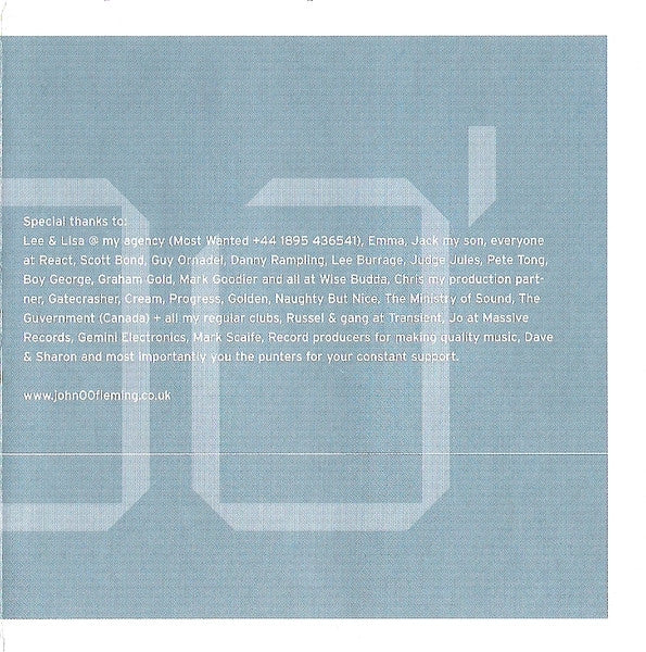 John '00' Fleming - For Your Ears Only (CD) | Near Mint (NM) Near Mint (NM) - TRANCE / USED *NEAR MINT*