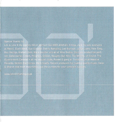 John '00' Fleming - For Your Ears Only (CD) | Near Mint (NM) Near Mint (NM) - TRANCE / USED *NEAR MINT*