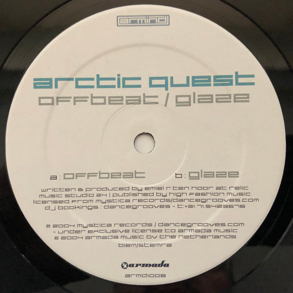 Arctic Quest Offbeat / Glaze 12" Near Mint (NM or M-) Excellent (EX)