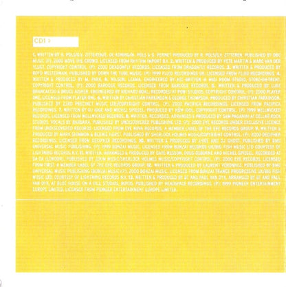 John '00' Fleming - For Your Ears Only (CD) | Near Mint (NM) Near Mint (NM) - TRANCE / USED *NEAR MINT*