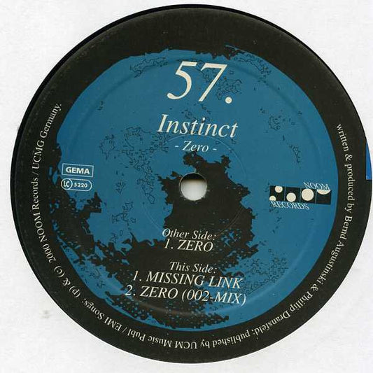 Instinct - Zero | Very Good (VG) Very Good (VG) - TRANCE / USED *VERY GOOD-*