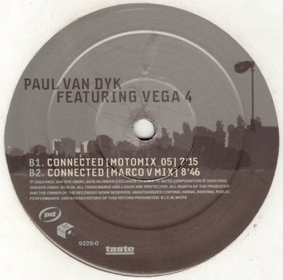 Time Of Our Lives / Connected (12" VINYL) | Very Good Plus (VG+) Excellent+ (EX+) - TRANCE / USED *VERY GOOD+*