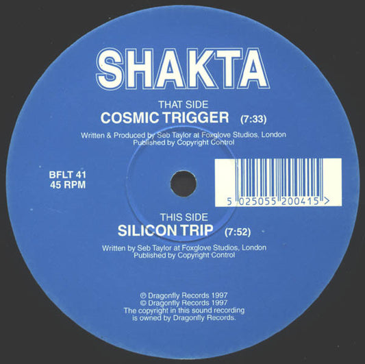 Shakta Cosmic Trigger / Spiritual Beings In Physical Bodies 12" Very Good (VG) Very Good (VG)