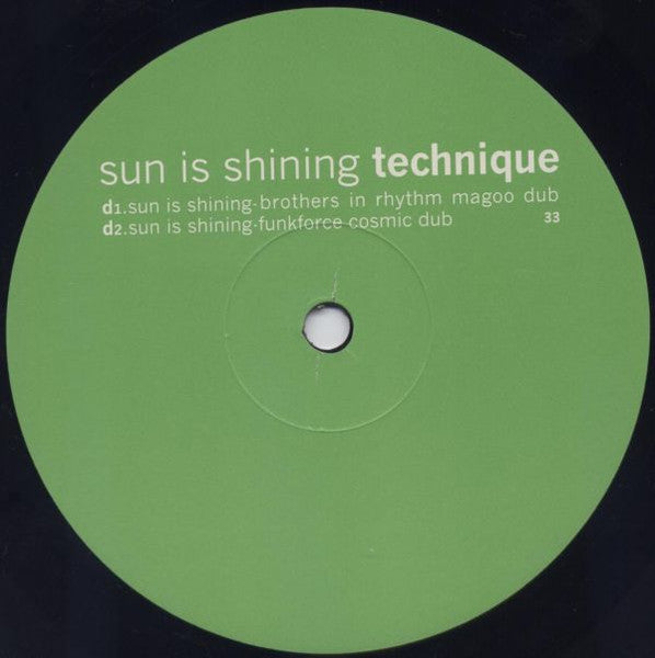 Sun Is Shining (12" VINYL) | Very Good Plus (VG+) Very Good Plus (VG+) - TRANCE / USED *VERY GOOD+*