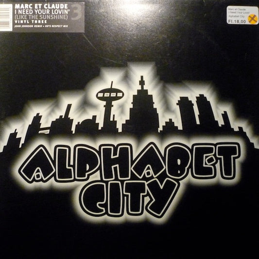Marc Et Claude - I Need Your Lovin' (Like The Sunshine) | Very Good Plus (VG+) Excellent (EX) - TRANCE / USED *VERY GOOD++*