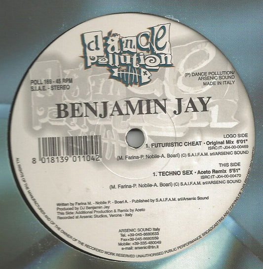 Benjamin Jay - Futuristic Cheat | Very Good Plus (VG+) Very Good Plus (VG+) - TRANCE / USED *VERY GOOD+*