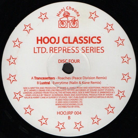 Various Hooj Classics Ltd. Repress Series Disc Four 12" Very Good Plus (VG+) Very Good (VG)