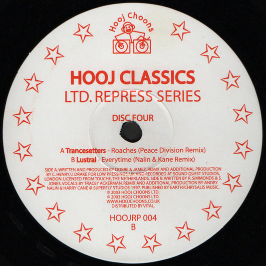 Various - Hooj Classics Ltd. Repress Series Disc Four | Very Good Plus (VG+) Very Good (VG) - TRANCE / USED *VERY GOOD+*