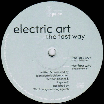 Electric Art - The Fast Way | Very Good Plus (VG+) Very Good (VG) - TRANCE / USED *VERY GOOD+*