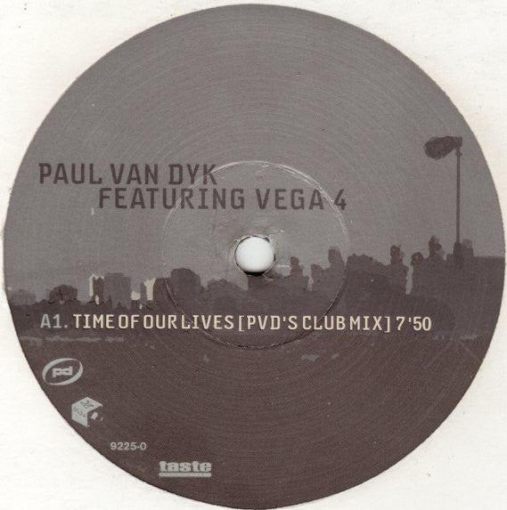 Time Of Our Lives / Connected (12" VINYL) | Very Good Plus (VG+) Excellent+ (EX+) - TRANCE / USED *VERY GOOD+*