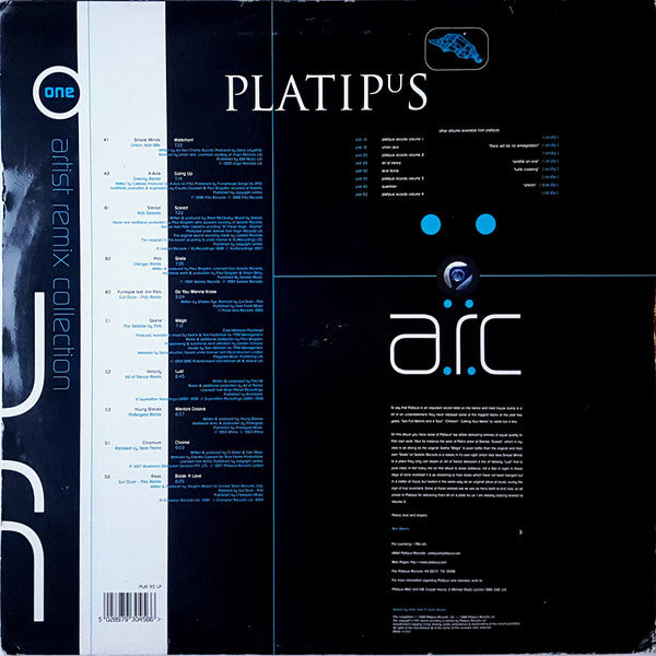 Various - A.R.C. - Artist Remix Collection (One) (VINYL 2LP) | Very Good (VG) Very Good Plus Plus (VG++) - TRANCE / USED *VERY GOOD*