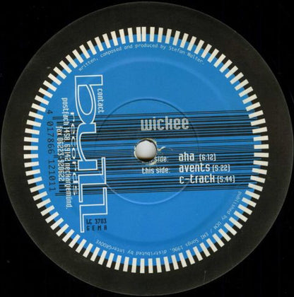 Wickee - Aha | Very Good (VG) Generic - TRANCE / USED *VERY GOOD*