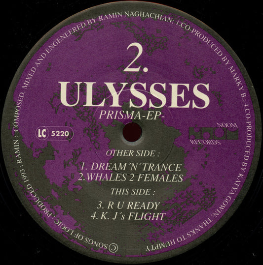 Ulysses (4) - Prisma-EP- (VINYL) | Very Good (VG) Very Good Plus (VG+) - TRANCE / USED *VERY GOOD*