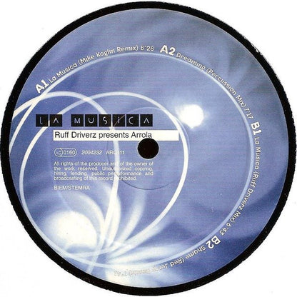 Ruff Driverz - La Musica | Very Good (VG) Very Good Plus (VG+) - TRANCE / USED *VERY GOOD*