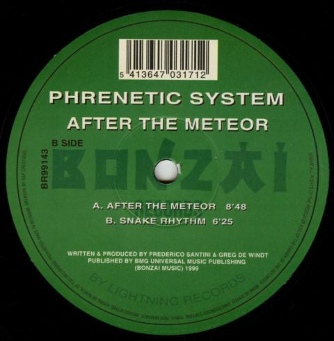 Phrenetic System - After The Meteor | Very Good (VG) Very Good (VG) - TRANCE / USED *VERY GOOD*