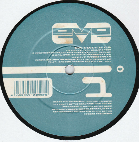 Pablo Gargano - Eve 1 | Very Good (VG) Very Good Plus (VG+) - TRANCE / USED *VERY GOOD*