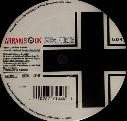Arrakis (2) - Aira Force | Very Good (VG) Generic - TRANCE / USED *VERY GOOD*