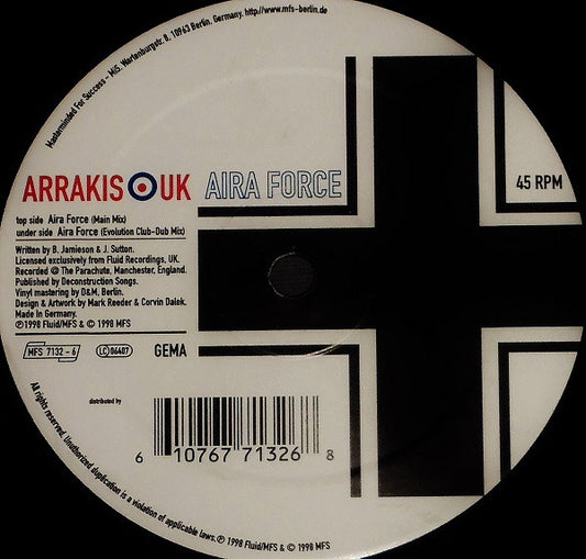 Arrakis (2) - Aira Force | Very Good (VG) Generic - TRANCE / USED *VERY GOOD*