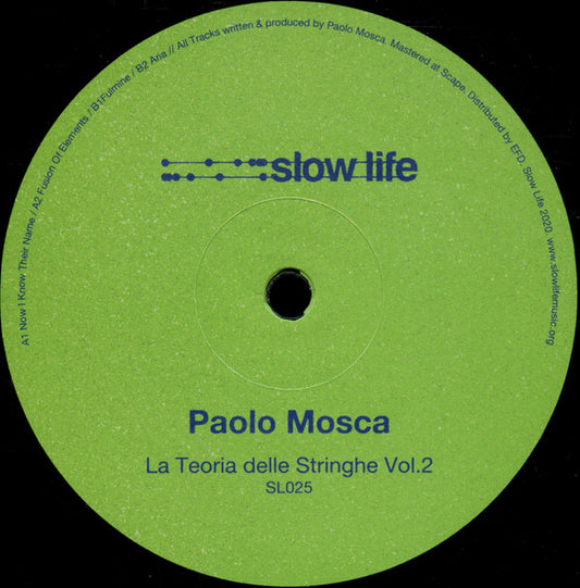 Paolo Mosca La Teoria Delle Stringhe Vol. 2 12" Mint (M) Generic