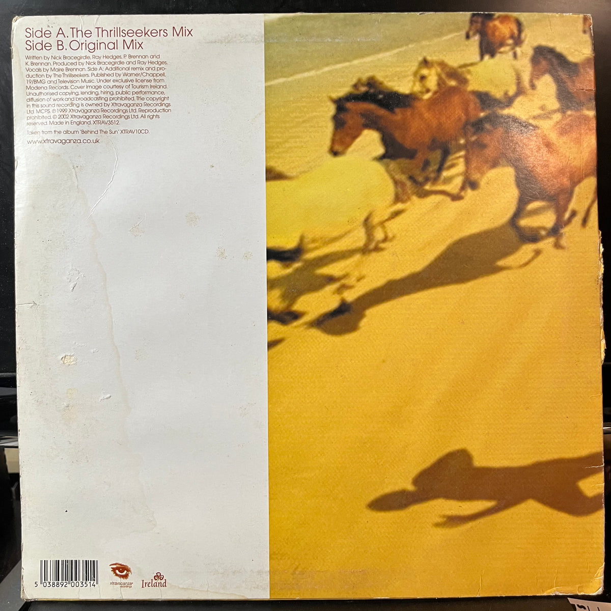 Chicane - Saltwater (TV Theme For 'Tourism Ireland')(VINYL 12") | USED Very Good Plus Plus (VG++) Very Good Plus (VG+) TRANCE