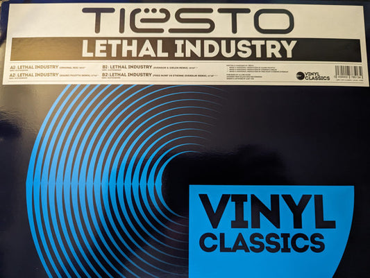 DJ Tiësto Lethal Industry 12" Mint (M) Mint (M)
