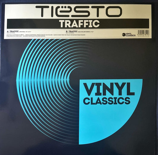 DJ Tiësto Traffic 12" Mint (M) Mint (M)