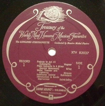 Treasury Of The World's Most Honored Musical Favorites |