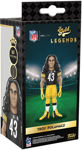 Troy Polamalu - FUNKO GOLD 5 NFL LEGENDS: Steelers - Troy Polamalu (Styles May Vary) (Vinyl Figure) |