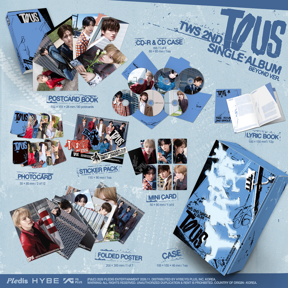 TWS - TWS 2nd Single Album 'TO US' (Beyond Ver.) [CD] |