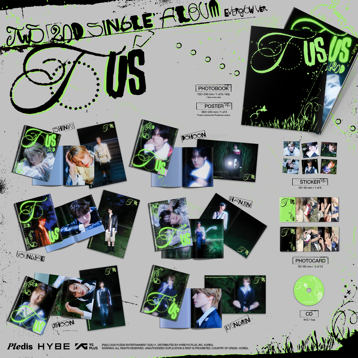 TWS - TWS 2nd Single Album 'TO US' (Everglow Ver.) [CD] |