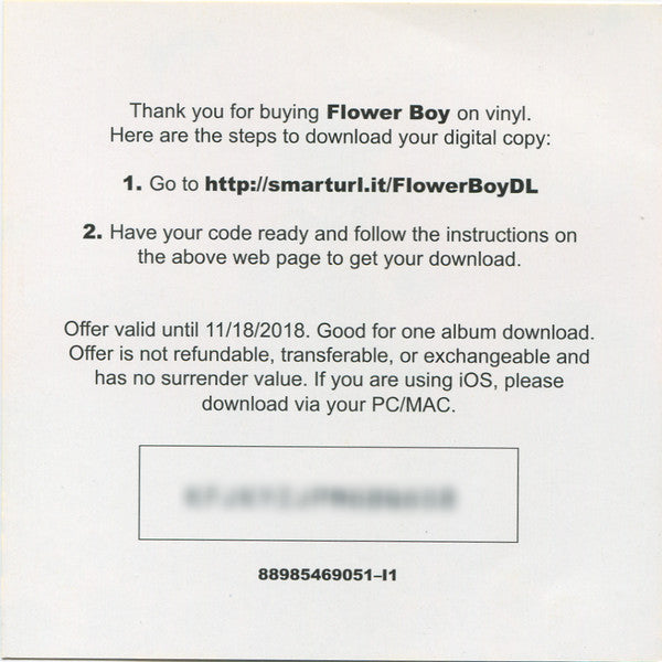 Scum Fuck Flower Boy | Mint (M) Mint (M) - HIP HOP/RAP *SEALED*