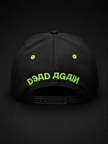 Type O Negative - Type O Negative - Green Embroidered Logo - 6 Panel Flatbill Snapback Cap - Black/Green (Hat / Cap, Black) |