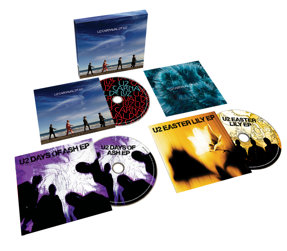 U2 - Carnaval De Luz (Boxed Set, Limited Edition, Deluxe Edition, With LP, Booklet) (4 Cd's) |